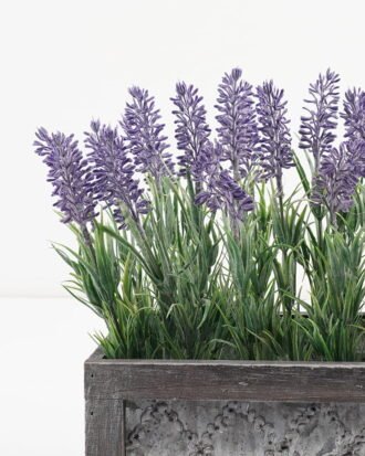 Artificial Flower 25*15*26cm lavender in wooden pot GS-03321051 Potted Flowers&Plants YeahFlower is one of Chinese leading OEM manufacturers and exporters , supplying the silk flowers, wholesale artificial trees
