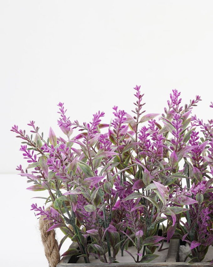 Artificial Flower 33*16*21cm lavender in wooden pot GS-03321053 Potted Flowers&Plants YeahFlower is one of Chinese leading OEM manufacturers and exporters , supplying the silk flowers, wholesale artificial trees