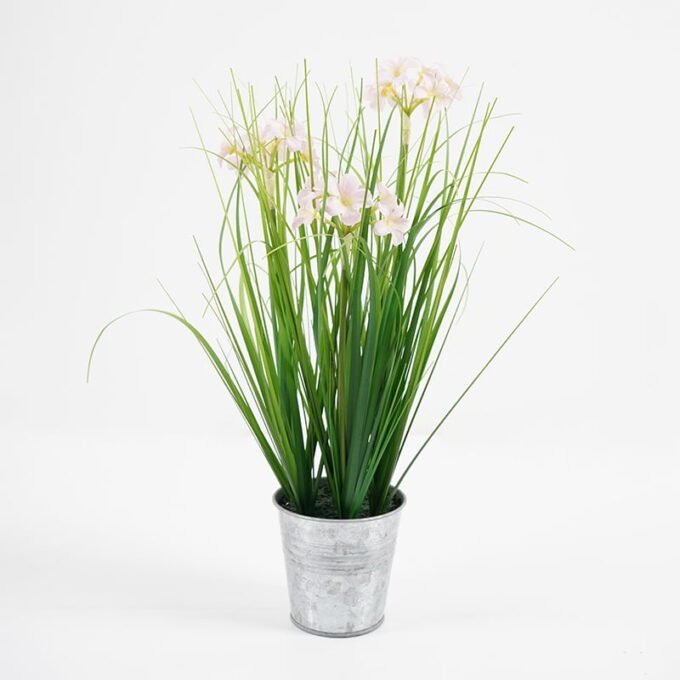 Artificial Grass Grass in metal pot GS-62921007_4 Artificial Grass 22*40CM Grass in metal pot GS-62921007 Grass&PLANT YeahFlower is one of Chinese leading OEM manufacturers and exporters , supplying the silk flowers, wholesale artificial trees