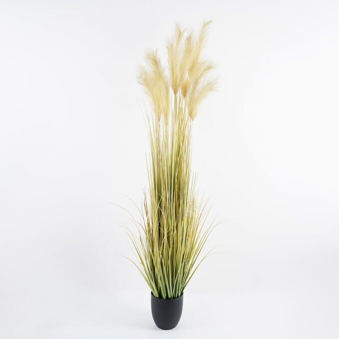 Artificial Grass 45*45*150CM Grass in pp pot GS-62321011 Potted Flowers&Plants 3,000+ sqm showroom with thousands of artificial flowers, plants & trees ready for global sourcing.