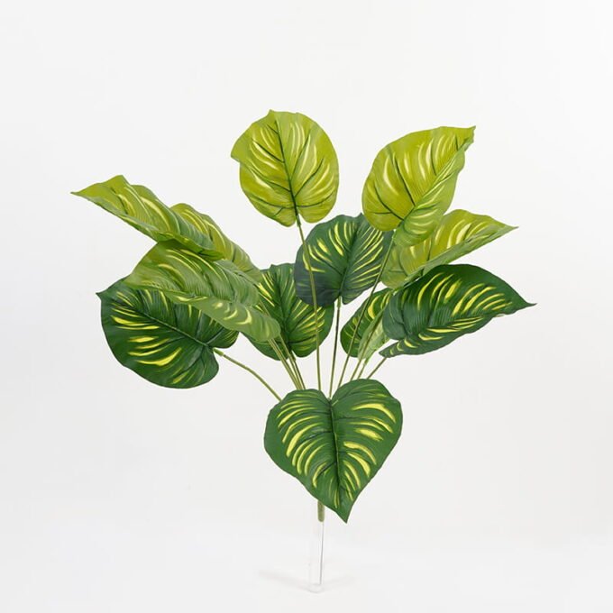 Artificial Plant 40*55CM Big leaf bush x12 GS-36021010 Leaves&Sprays&Foliages YeahFlower is one of Chinese leading OEM manufacturers and exporters , supplying the silk flowers, wholesale artificial trees