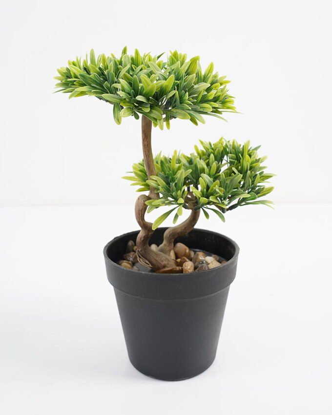 Artificial Plant 16*12*27cm Bonsai tree in pp pot GS-51721029 Potted Flowers&Plants YeahFlower is one of Chinese leading OEM manufacturers and exporters , supplying the silk flowers, wholesale artificial trees