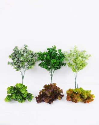 Artificial Plant 22*34cm Eucalyptus bush*6 GS-62021018 Leaves&Sprays&Foliages YeahFlower is one of Chinese leading OEM manufacturers and exporters , supplying the silk flowers, wholesale artificial trees