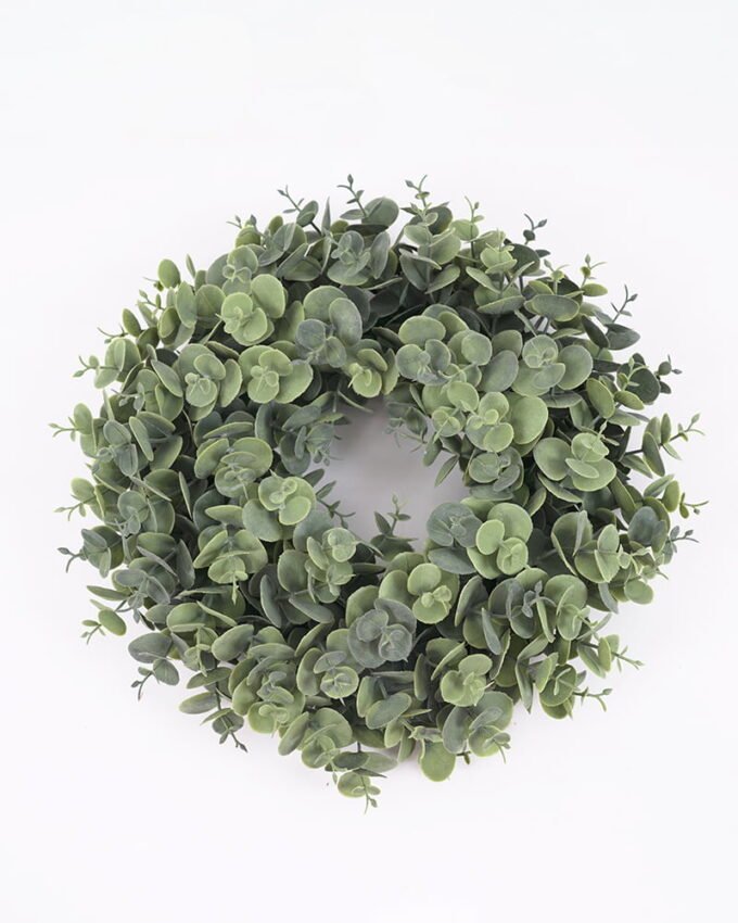 Artificial Plant Eucalyptus wreath GS-54021001_5 Artificial Plant 28*28*7CM Eucalyptus wreath GS-54021001 WREATH YeahFlower is one of Chinese leading OEM manufacturers and exporters , supplying the silk flowers, wholesale artificial trees