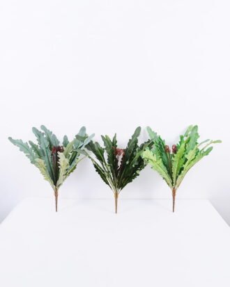 Artificial Plant 30*57cm Fern leaves*18 GS-62021008 Leaves&Sprays&Foliages YeahFlower is one of Chinese leading OEM manufacturers and exporters , supplying the silk flowers, wholesale artificial trees