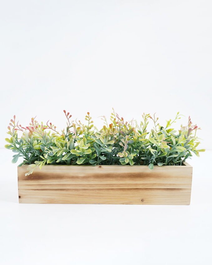 Artificial Plant 33*13*15cm  Grass in wood pot GS-51721045 Potted Flowers&Plants YeahFlower is one of Chinese leading OEM manufacturers and exporters , supplying the silk flowers, wholesale artificial trees