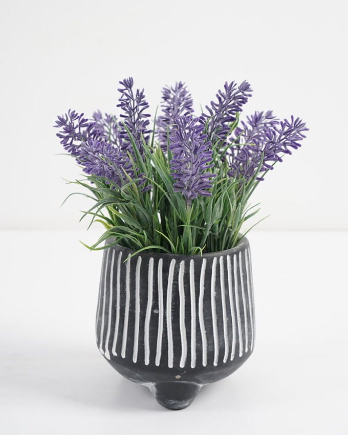 Artificial Plant 20*17*19cm Lavender in Cement pot GS-03321068 Potted Flowers&Plants 3,000+ sqm showroom with thousands of artificial flowers, plants & trees ready for global sourcing.