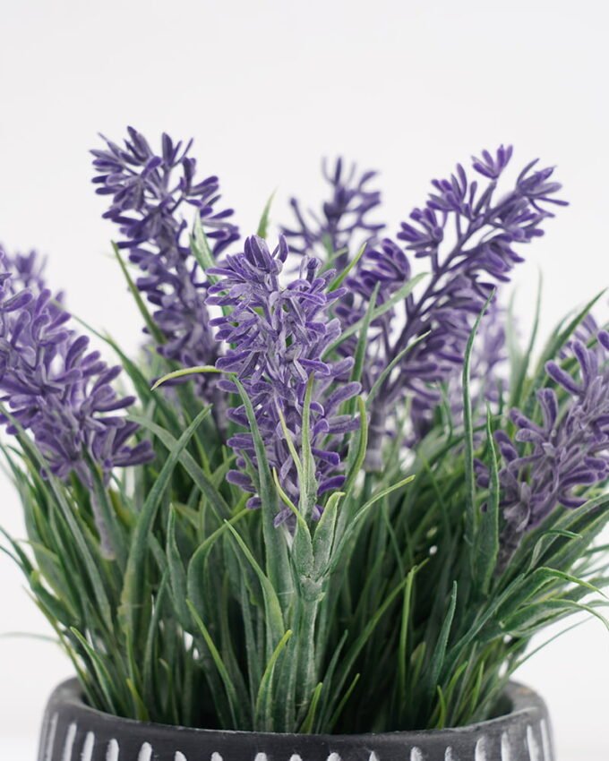 Artificial Plant 20*17*19cm Lavender in Cement pot GS-03321068 Potted Flowers&Plants 3,000+ sqm showroom with thousands of artificial flowers, plants & trees ready for global sourcing.