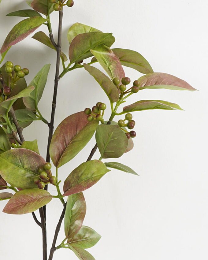 Artificial Plant 28*80CM Leaves with Berry GS-39121015 Leaves&Sprays&Foliages YeahFlower is one of Chinese leading OEM manufacturers and exporters , supplying the silk flowers, wholesale artificial trees