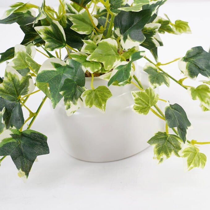 Artificial Plant 23*15*16cm Mini Ivy in ceramic pot GS-03321028-KSM Potted Flowers&Plants YeahFlower is one of Chinese leading OEM manufacturers and exporters , supplying the silk flowers, wholesale artificial trees