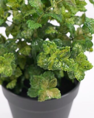Artificial Plant Mint in pp pot GS-59121017 Potted Flowers&Plants YeahFlower is one of Chinese leading OEM manufacturers and exporters , supplying the silk flowers, wholesale artificial trees
