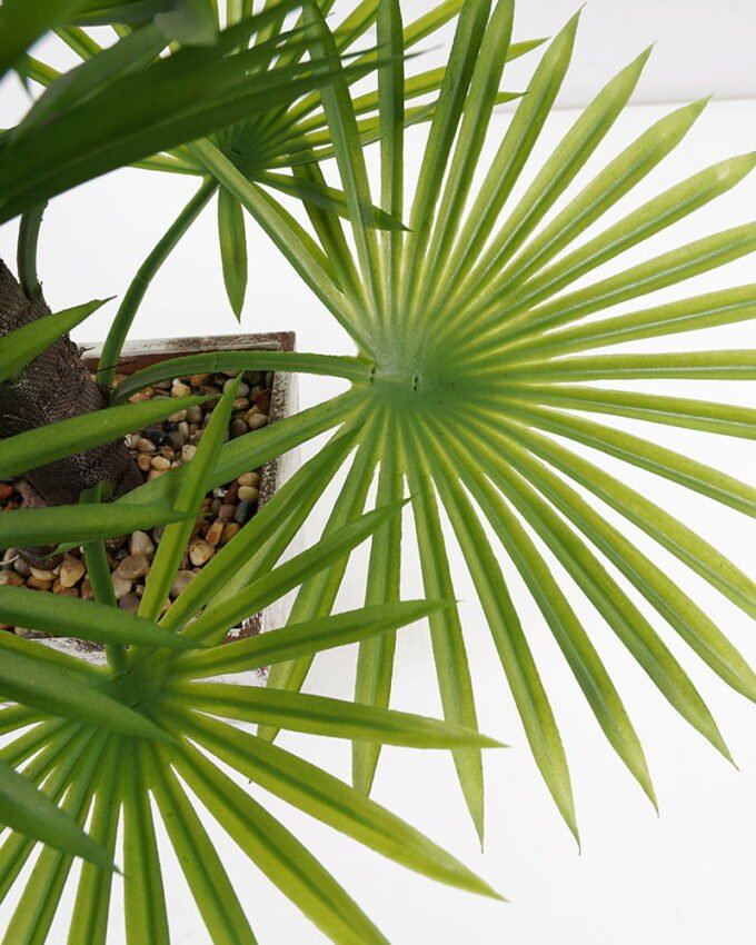 Artificial Plant 45*45*60cm Palm tree in  wood pot GS-51721053 Potted Flowers&Plants 3,000+ sqm showroom with thousands of artificial flowers, plants & trees ready for global sourcing.