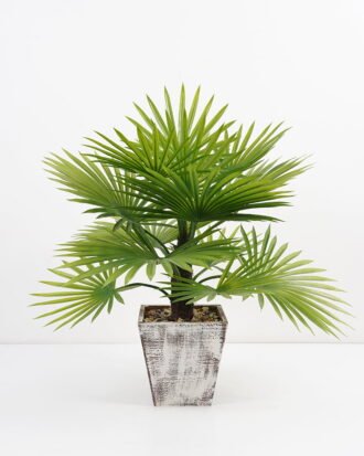 Artificial Plant 45*45*60cm Palm tree in  wood pot GS-51721053 Potted Flowers&Plants YeahFlower is one of Chinese leading OEM manufacturers and exporters , supplying the silk flowers, wholesale artificial trees