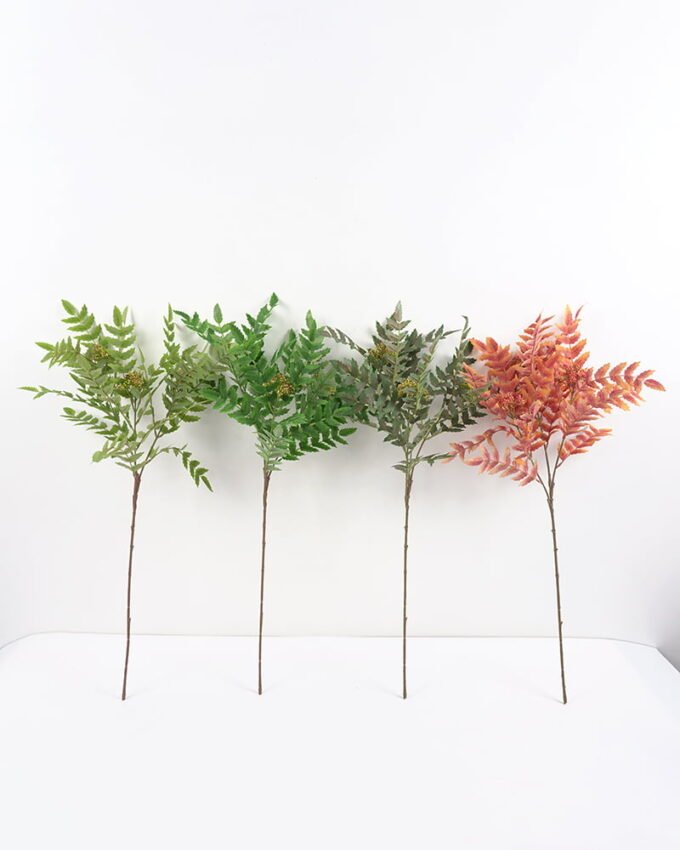 Artificial Plant 30*80CM  SINGLE FERN & FRUIT GS-41621004 Leaves&Sprays&Foliages YeahFlower is one of Chinese leading OEM manufacturers and exporters , supplying the silk flowers, wholesale artificial trees