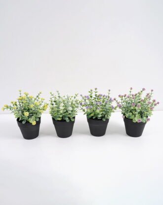 Artificial Plant H:17cm Wild flower in Plastic Pot GS-03321020 Potted Flowers&Plants YeahFlower is one of Chinese leading OEM manufacturers and exporters , supplying the silk flowers, wholesale artificial trees