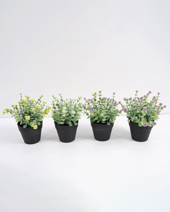 Artificial Plant H:17cm Wild flower in Plastic Pot GS-03321020 Potted Flowers&Plants YeahFlower is one of Chinese leading OEM manufacturers and exporters , supplying the silk flowers, wholesale artificial trees