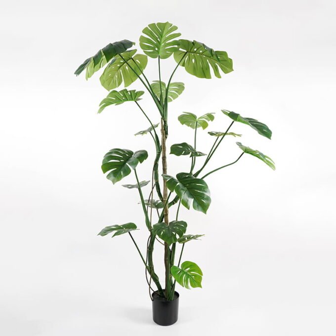 Artificial Tree 110*100*172CM Monstera tree in pp pot GS-48521017 Tree&Plant YeahFlower is one of Chinese leading OEM manufacturers and exporters , supplying the silk flowers, wholesale artificial trees
