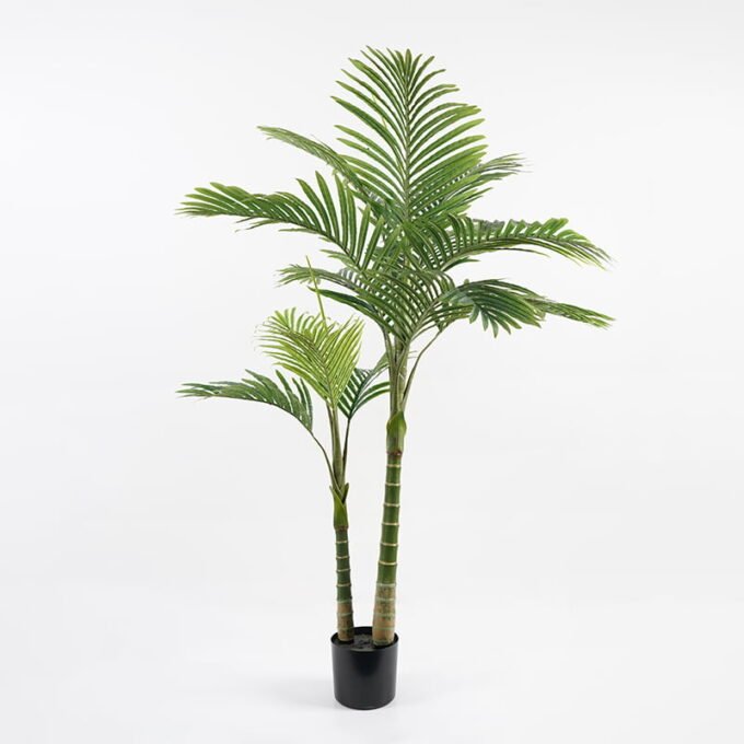Artificial Tree 100*87*138CM Palm tree in pp pot GS-48521021 Tree&Plant YeahFlower is one of Chinese leading OEM manufacturers and exporters , supplying the silk flowers, wholesale artificial trees