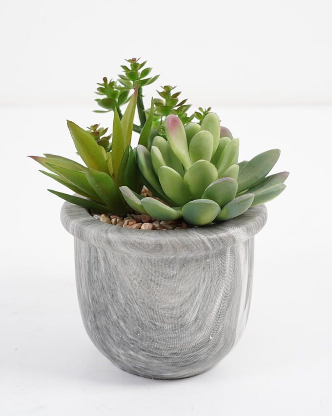 Artificial succulent 9*10*12cm Succulent in cement pot GS-51721007 Succulent YeahFlower is one of Chinese leading OEM manufacturers and exporters , supplying the silk flowers, wholesale artificial trees