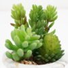Artificial succulent 10*10*13cm Succulent in cement pot GS-51721008 Succulent YeahFlower is one of Chinese leading OEM manufacturers and exporters , supplying the silk flowers, wholesale artificial trees