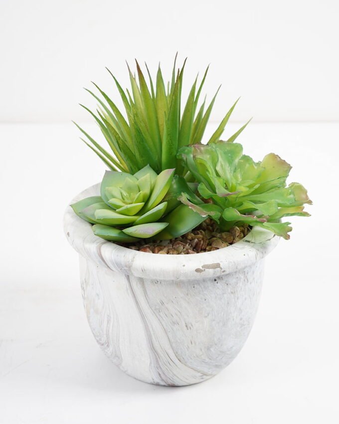 Artificial succulent 14*14*18cm Succulent in cement pot GS-51721011 Succulent YeahFlower is one of Chinese leading OEM manufacturers and exporters , supplying the silk flowers, wholesale artificial trees