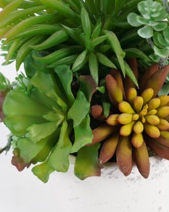 Artificial succulent 14*14*25cm Succulent in ceramic pot GS-51721016 Succulent YeahFlower is one of Chinese leading OEM manufacturers and exporters , supplying the silk flowers, wholesale artificial trees