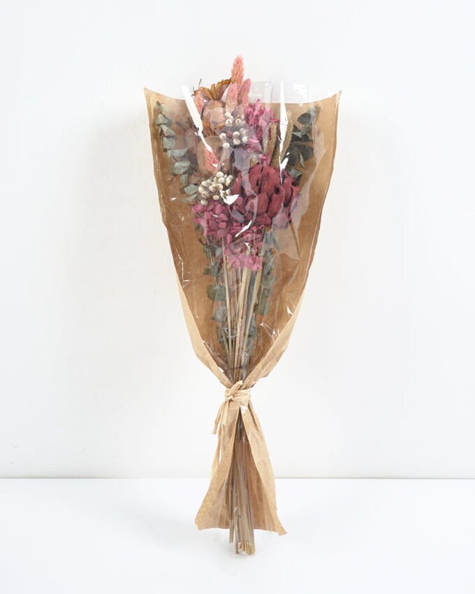 Dried Flowers 18*50CM Dried natural items bouquet with paper wrapped(80g/bouquet, H:50CM) GS-56621055 Bouquet YeahFlower is one of Chinese leading OEM manufacturers and exporters , supplying the silk flowers, wholesale artificial trees