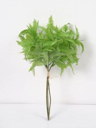 Artificial Flower 18*40CM Fern bouquet*3 GS-49621010 Bouquet 3,000+ sqm showroom with thousands of artificial flowers, plants & trees ready for global sourcing.