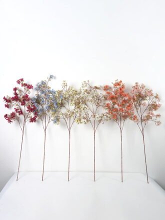 Artificial Flower 25*105CM Flowers spray GS-26220072-R1 Single Flowers 3,000+ sqm showroom with thousands of artificial flowers, plants & trees ready for global sourcing.