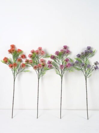 Artificial Flower 15*63CM Mum spray GS-49621009-P1 Single Flowers 3,000+ sqm showroom with thousands of artificial flowers, plants & trees ready for global sourcing.
