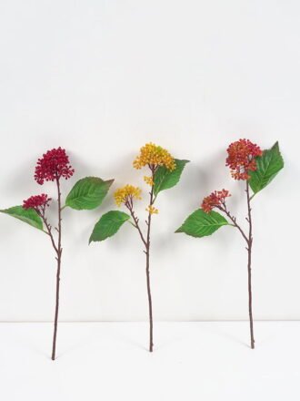 Artificial Flower 16*36CM Berry spray*5 GS-57721007 Single Flowers 3,000+ sqm showroom with thousands of artificial flowers, plants & trees ready for global sourcing.