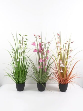 Artificial Grass 68*68*93CM Grass in pp pot GS-61921021-Y1 Potted Flowers&Plants 3,000+ sqm showroom with thousands of artificial flowers, plants & trees ready for global sourcing.