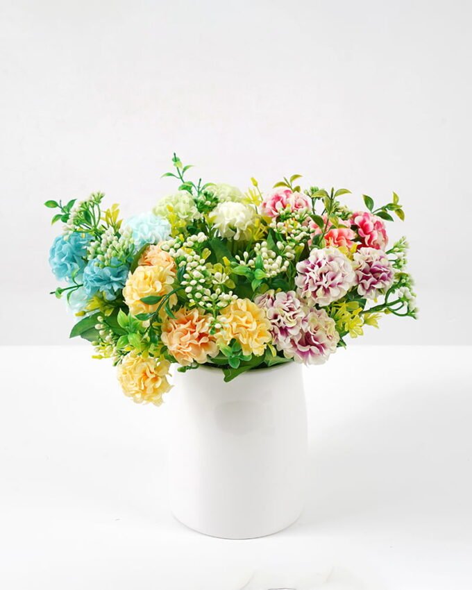 Artificial Flower Ball mum bush 5 GS-47419002_8 Artificial Flower 17*34cm Ball mum bush*5 GS-47419002 Flowers Bush YeahFlower is one of Chinese leading OEM manufacturers and exporters , supplying the silk flowers, wholesale artificial trees