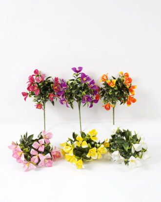 Artificial Flower 21*34CM Bougainvillea spectabilis bush*7 GS-05521020