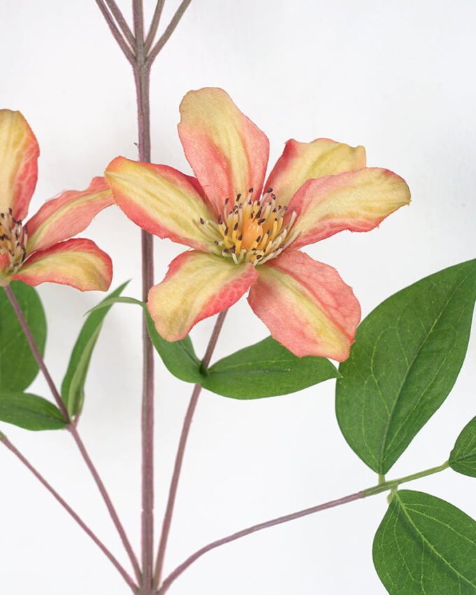 Artificial Flower Clematis florida thunb GS-14521003-O1_5 Artificial Flower 25*77CM Clematis florida thunb GS-14521003-O1 Single Flowers YeahFlower is one of Chinese leading OEM manufacturers and exporters , supplying the silk flowers, wholesale artificial trees