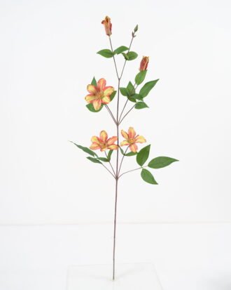 Artificial Flower 25*77CM Clematis florida thunb GS-14521003-O1 Single Flowers YeahFlower is one of Chinese leading OEM manufacturers and exporters , supplying the silk flowers, wholesale artificial trees