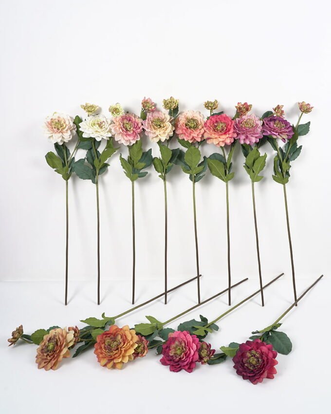 Artificial Flower Dahlia 2 GS-48221005_4 Artificial Flower 18*75CM Dahlia *2 GS-48221005 Single Flowers YeahFlower is one of Chinese leading OEM manufacturers and exporters , supplying the silk flowers, wholesale artificial trees