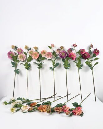 Artificial Flower 23*82CM Dahlia spray*3 GS-48221007 Single Flowers YeahFlower is one of Chinese leading OEM manufacturers and exporters , supplying the silk flowers, wholesale artificial trees