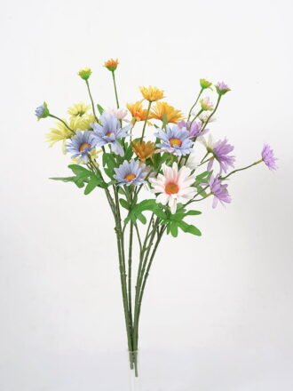 Artificial Flower 19*50CM Daisy GS-63821001-Z1 Flowers Bush 3,000+ sqm showroom with thousands of artificial flowers, plants & trees ready for global sourcing.