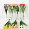 Artificial Flower 23*45CM Handfelt tulip bunching*3 GVC-21-2814 Flowers Bush YeahFlower is one of Chinese leading OEM manufacturers and exporters , supplying the silk flowers, wholesale artificial trees