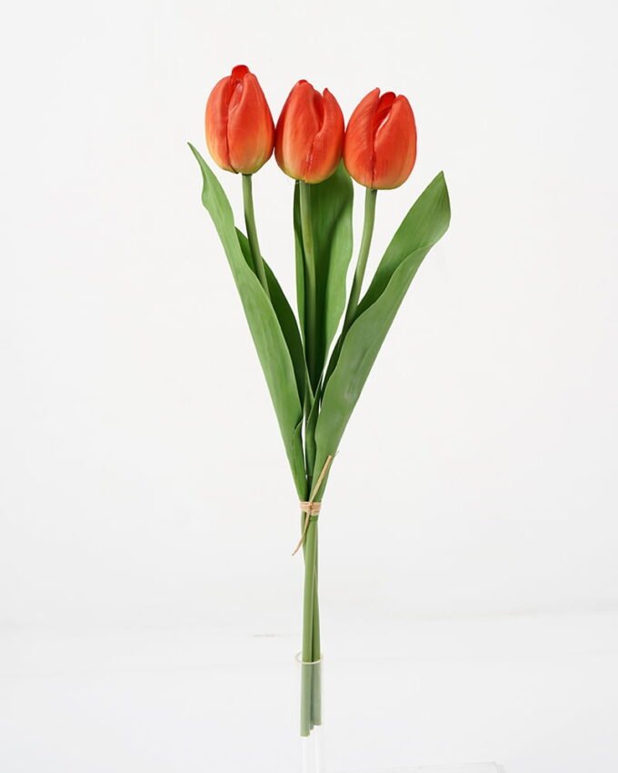 Artificial Flower 23*45CM Handfelt tulip bunching*3 GVC-21-2814 Flowers Bush YeahFlower is one of Chinese leading OEM manufacturers and exporters , supplying the silk flowers, wholesale artificial trees