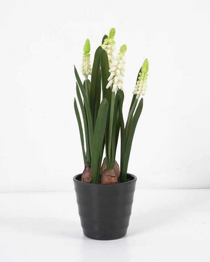 Artificial Flower 14*26CM Hyacinths in  pot GS-62921047RB-W1 Potted Flowers&Plants YeahFlower is one of Chinese leading OEM manufacturers and exporters , supplying the silk flowers, wholesale artificial trees
