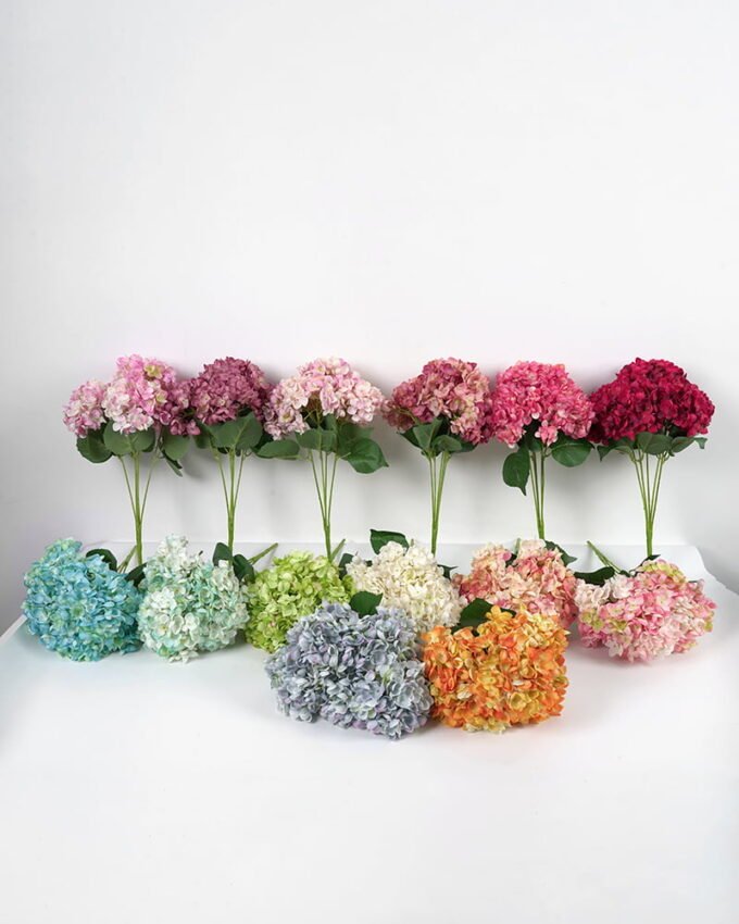 Artificial Flower 23*47CM Hydrange bush*5 GS-48221004 Bouquet YeahFlower is one of Chinese leading OEM manufacturers and exporters , supplying the silk flowers, wholesale artificial trees