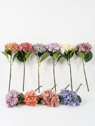 Artificial Flower 20*59CM Hydrangea rubra GVC-21-2753-P2 Single Flowers 3,000+ sqm showroom with thousands of artificial flowers, plants & trees ready for global sourcing.