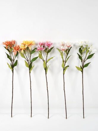 Artificial Flower 21*70CM Lilium brownii GVC-21-2757-Y1 Single Flowers 3,000+ sqm showroom with thousands of artificial flowers, plants & trees ready for global sourcing.