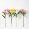 Artificial Flower Lily spray 3 GS-05521034_4 Artificial Flower 25*57CM Lily spray*3 GS-05521034 Single Flowers YeahFlower is one of Chinese leading OEM manufacturers and exporters , supplying the silk flowers, wholesale artificial trees