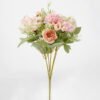 Artificial Flower 18*32CM Mum&hydrange&camellia bush*7 GS-64121001-P1 Flowers Bush 3,000+ sqm showroom with thousands of artificial flowers, plants & trees ready for global sourcing.