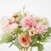 Artificial Flower 18*32CM Mum&hydrange&camellia bush*7 GS-64121001-P1 Flowers Bush 3,000+ sqm showroom with thousands of artificial flowers, plants & trees ready for global sourcing.