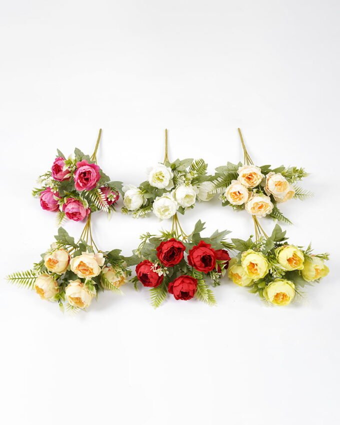 Artificial Flower Peony bush 5 GS-64121005 Artificial Peony flowers BUSH Nice for the price 11*29cm fake Peony bush*5 silk Plants for Indoor decorations Flowers Bush YeahFlower is one of Chinese leading OEM manufacturers and exporters , supplying the silk flowers, wholesale artificial trees