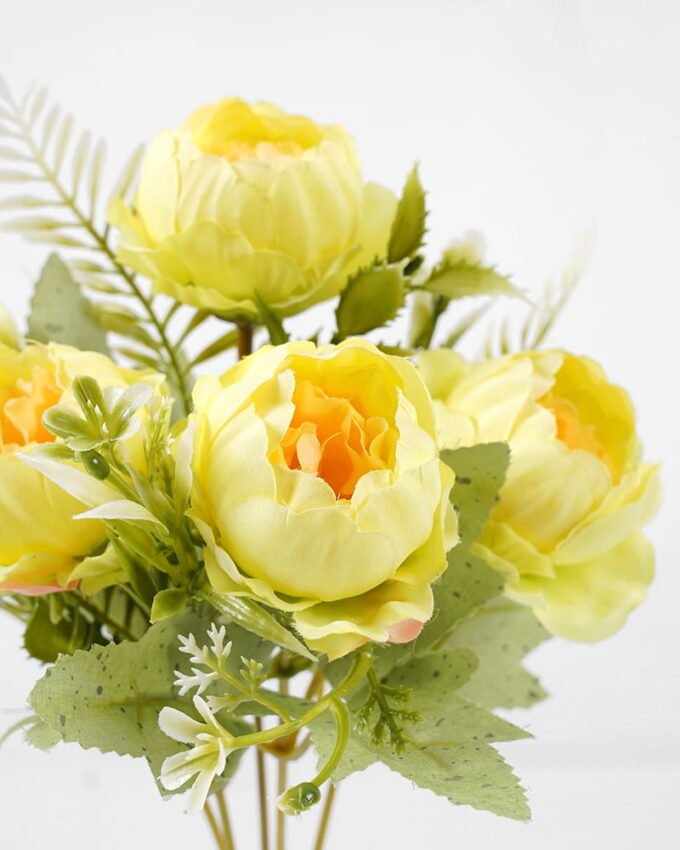 Artificial Flower Peony bush 5 GS-64121005_2 Artificial Peony flowers BUSH Nice for the price 11*29cm fake Peony bush*5 silk Plants for Indoor decorations Flowers Bush YeahFlower is one of Chinese leading OEM manufacturers and exporters , supplying the silk flowers, wholesale artificial trees